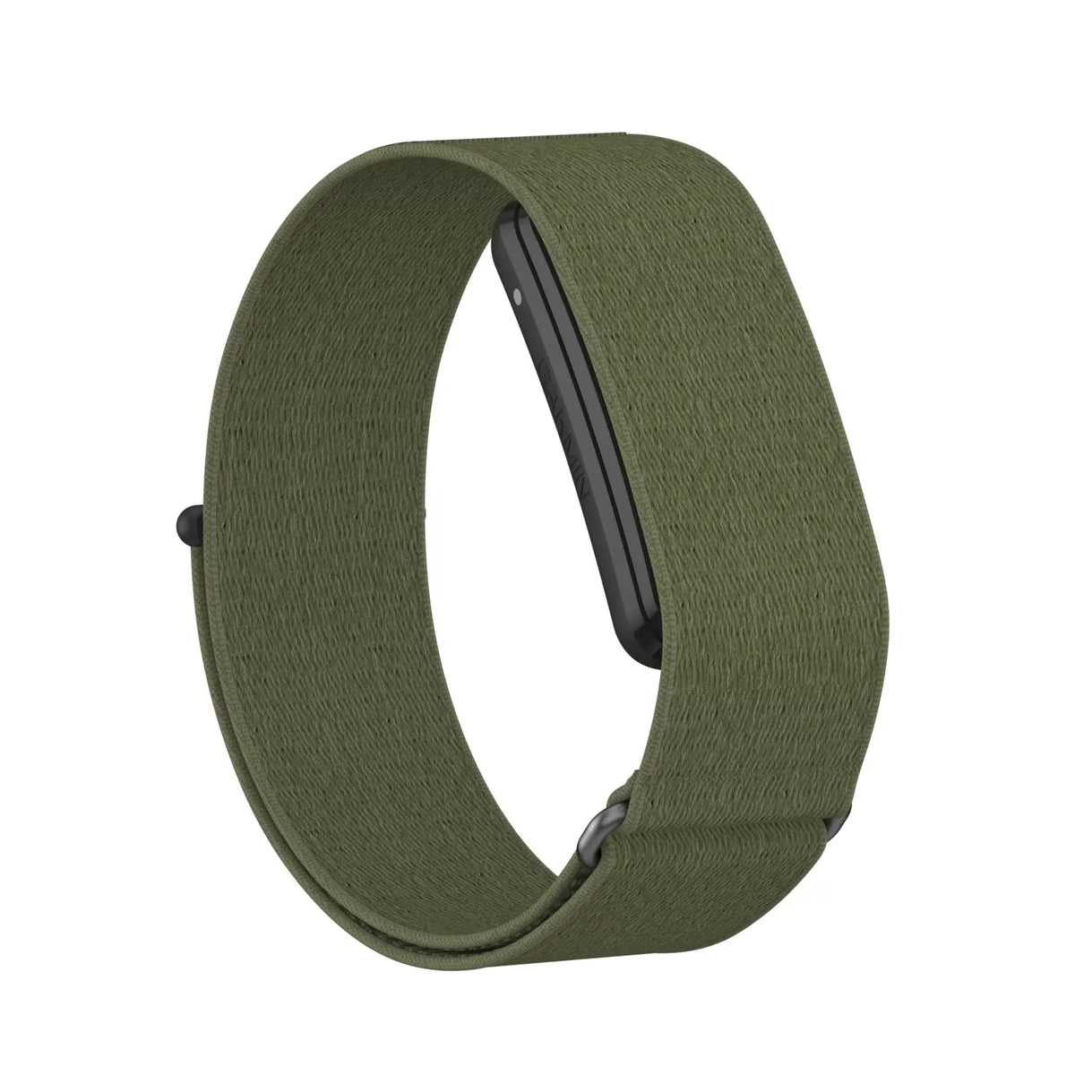 Nylon Strap, olive green, without a watch, 3/4 front view