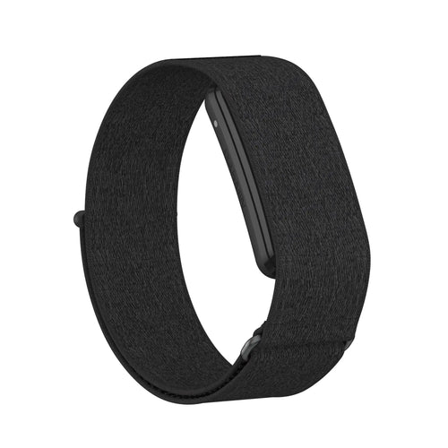 Biceps Nylon Bracelet, black, without a watch, 3/4 front view