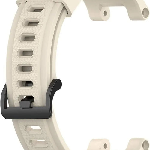 Silicone Strap, beige, without a watch, 3/4 front view