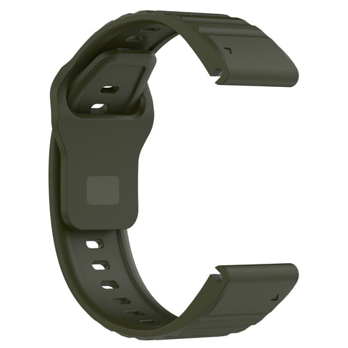 Garmin Descent MK3i - 51mm Outdoor Silicone Strap (Army Green)