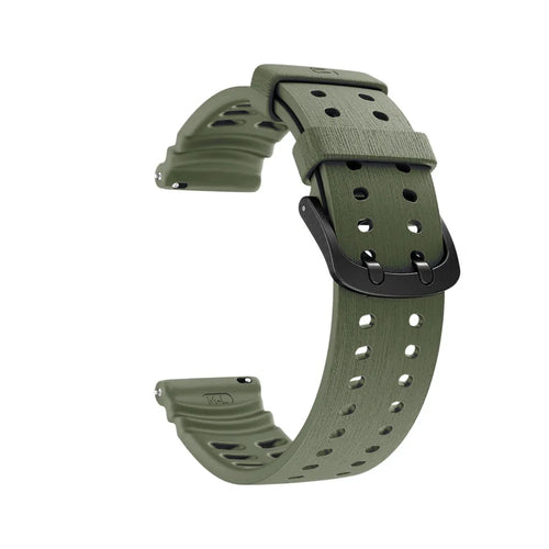 Polar Vantage V3 Silicone Grain Strap (Army Green)