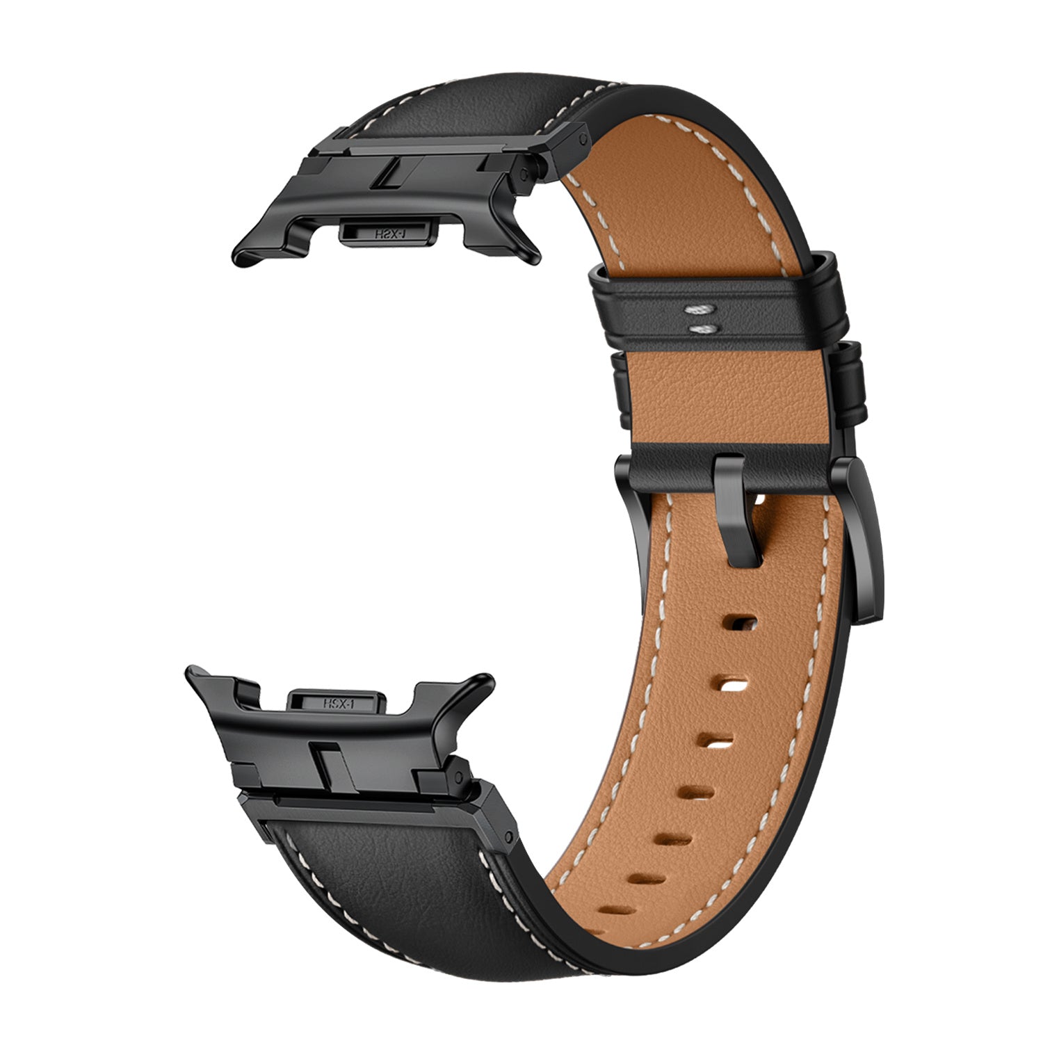 Samsung Galaxy Watch 9 - 40mm Premium Leather Strap (Black)