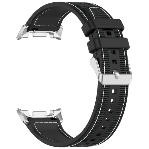Samsung Galaxy Watch 8 - 40mm Nylon Hybrid Strap (Black)