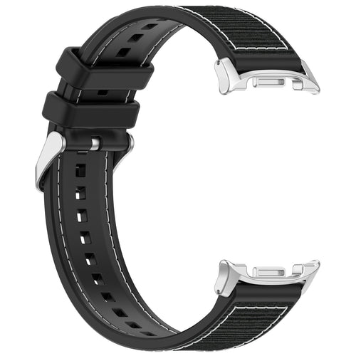 Samsung Galaxy Watch 8 Classic Nylon Hybrid Strap (Black)