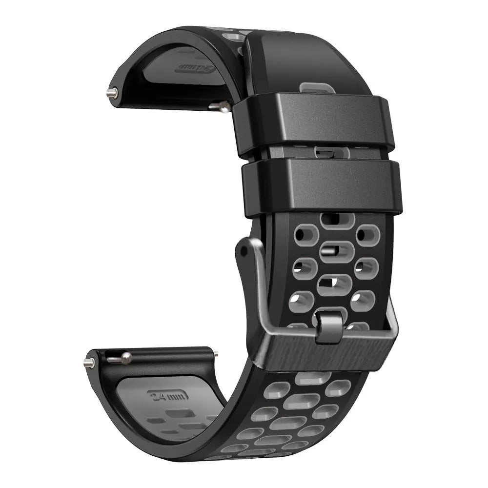 Coros Apex 4 - 46mm Sport Buckle Strap (Black/Grey)