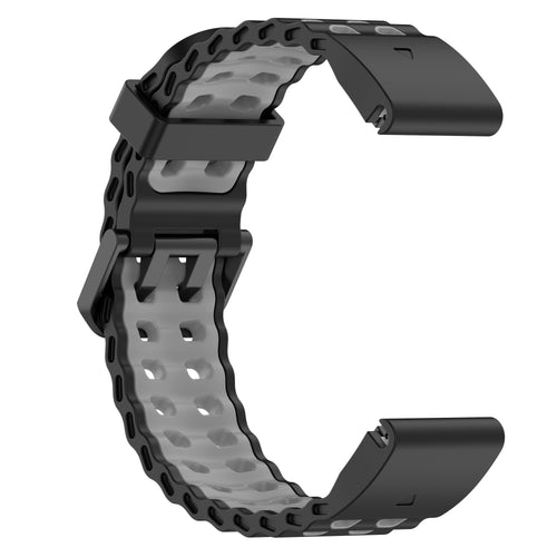 Garmin Forerunner 970 Wave Sport Strap (Black/Grey)