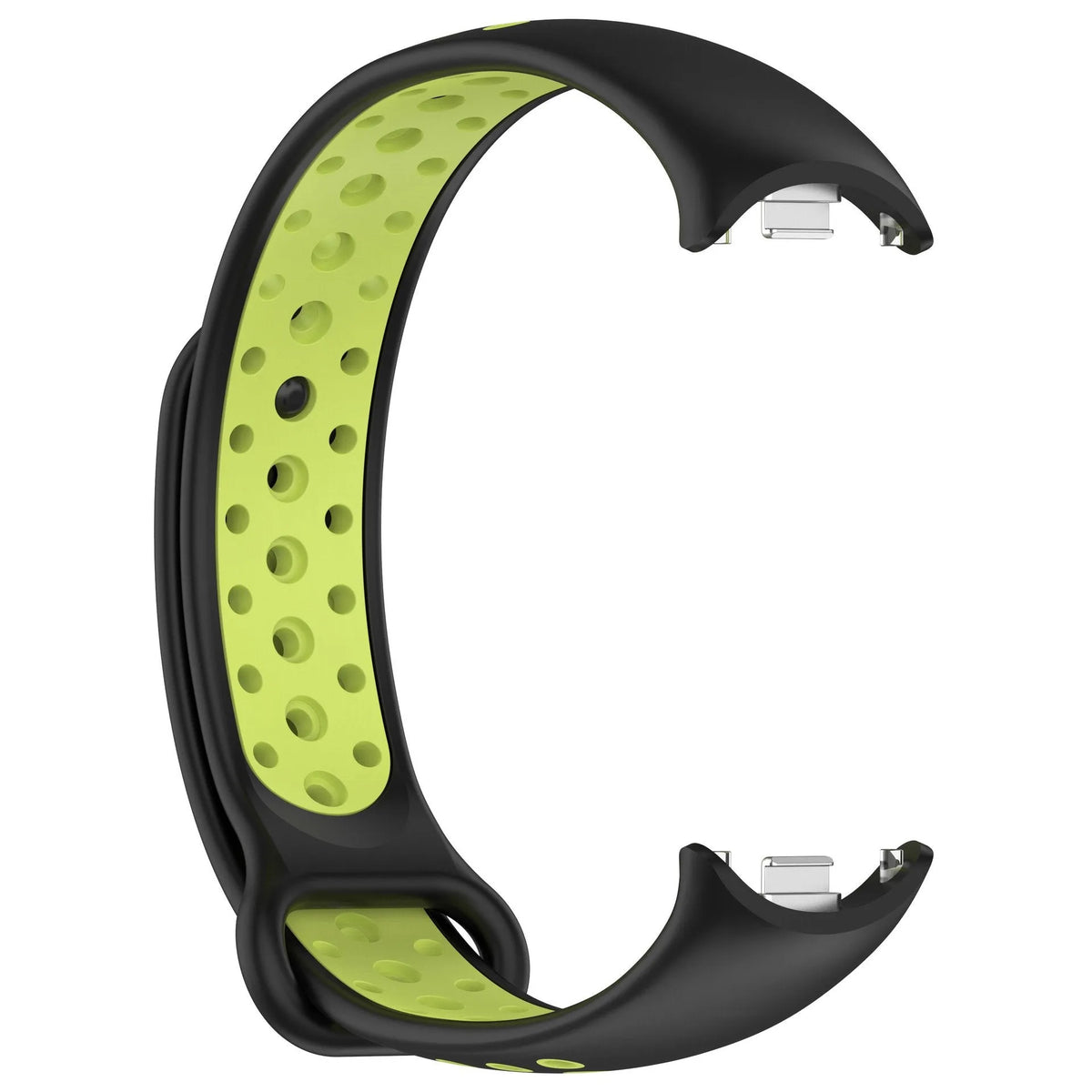 Silicone Sport Strap, without a watch, 3/4 front view