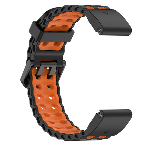 Garmin Epix Gen 2 Wave Sport Strap (Black/Orange)