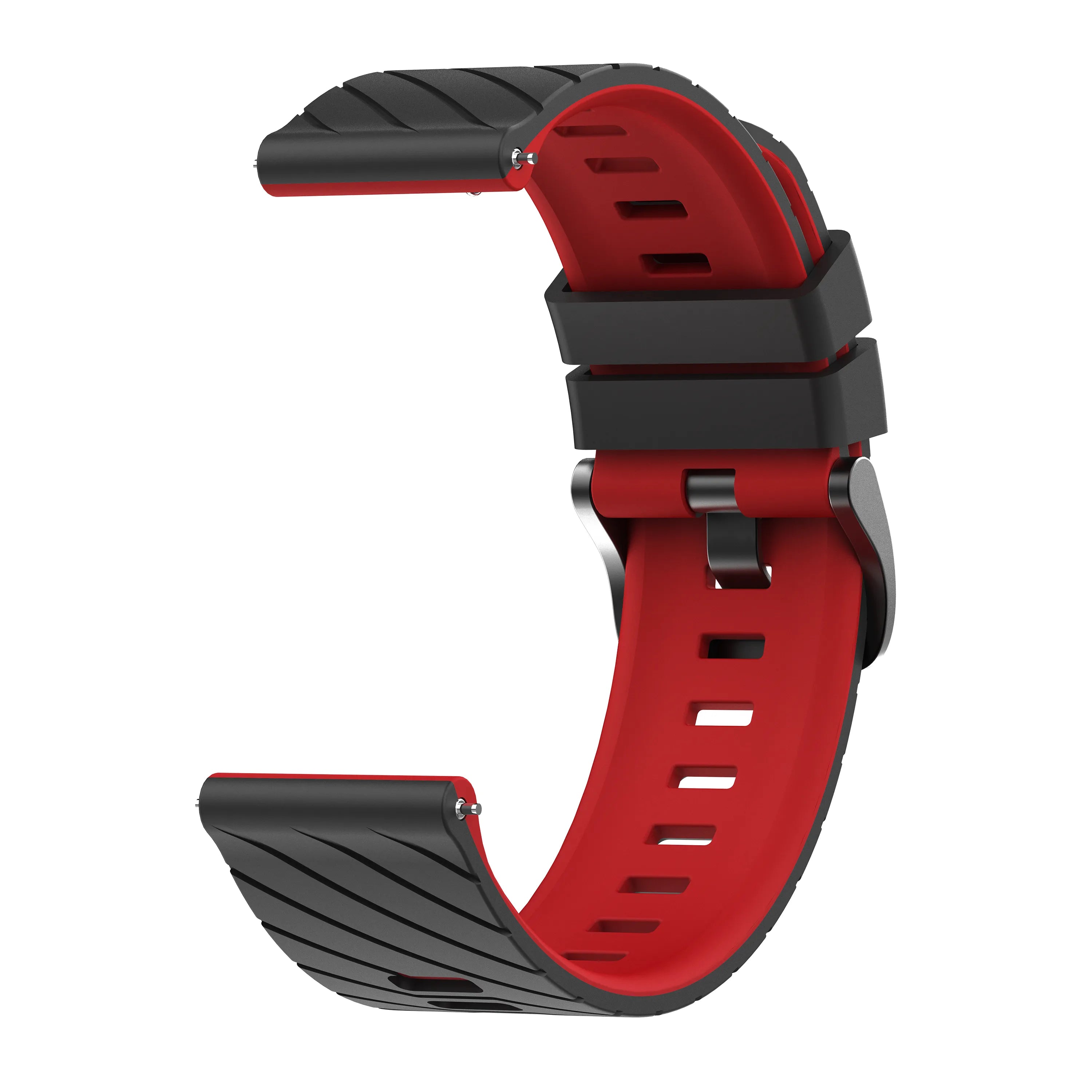 OnePlus Watch 3 Twill Sport Strap (Black/Red)