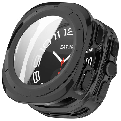 Samsung Galaxy Watch Ultra 2 PC Case with Glass (Black)