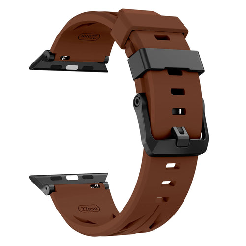 Apple Watch Race Silicone Strap (Brown)