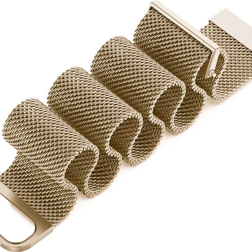 Coros Apex 42mm Milanese Strap (Champagne Gold)