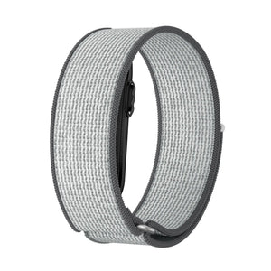Nylon Strap for Biceps, grey/white, without a watch, 3/4 front view