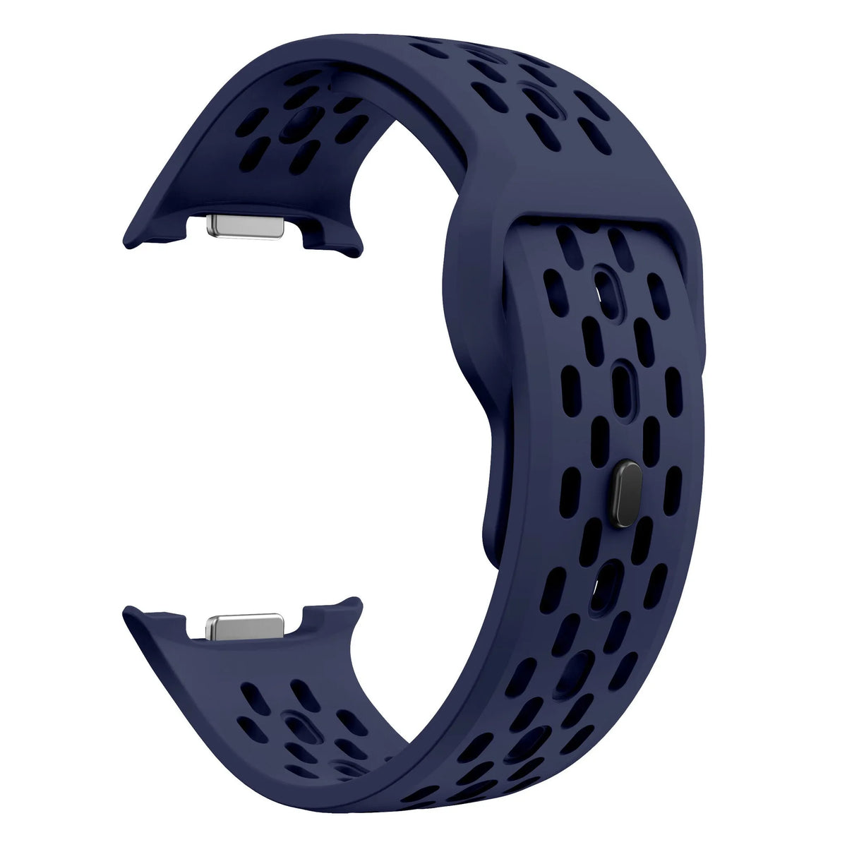Silicone Air Strap, dark blue, without a watch, 3/4 front view