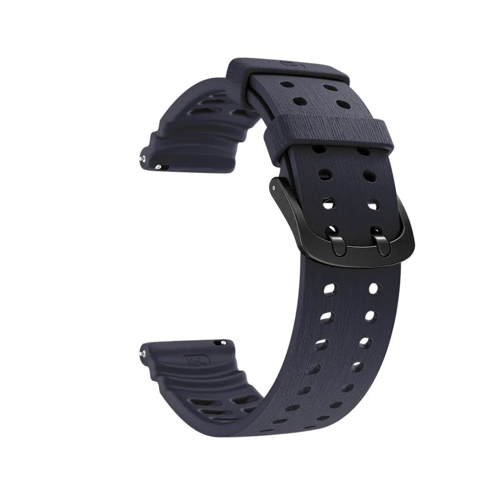 Polar Grit X Pro Silicone Grain Strap (Dark Blue)