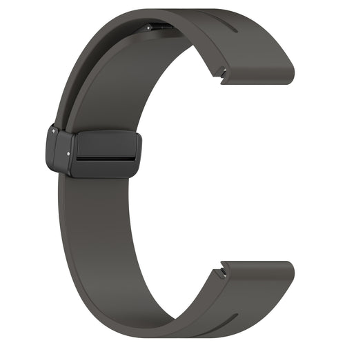 Garmin Approach S70 - 47mm D-Buckle Silicone Strap (Dark Grey)