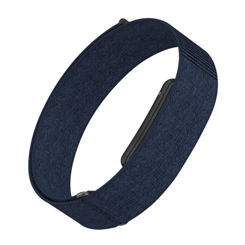 Biceps Nylon Bracelet, dark blue, without a watch, 3/4 front view
