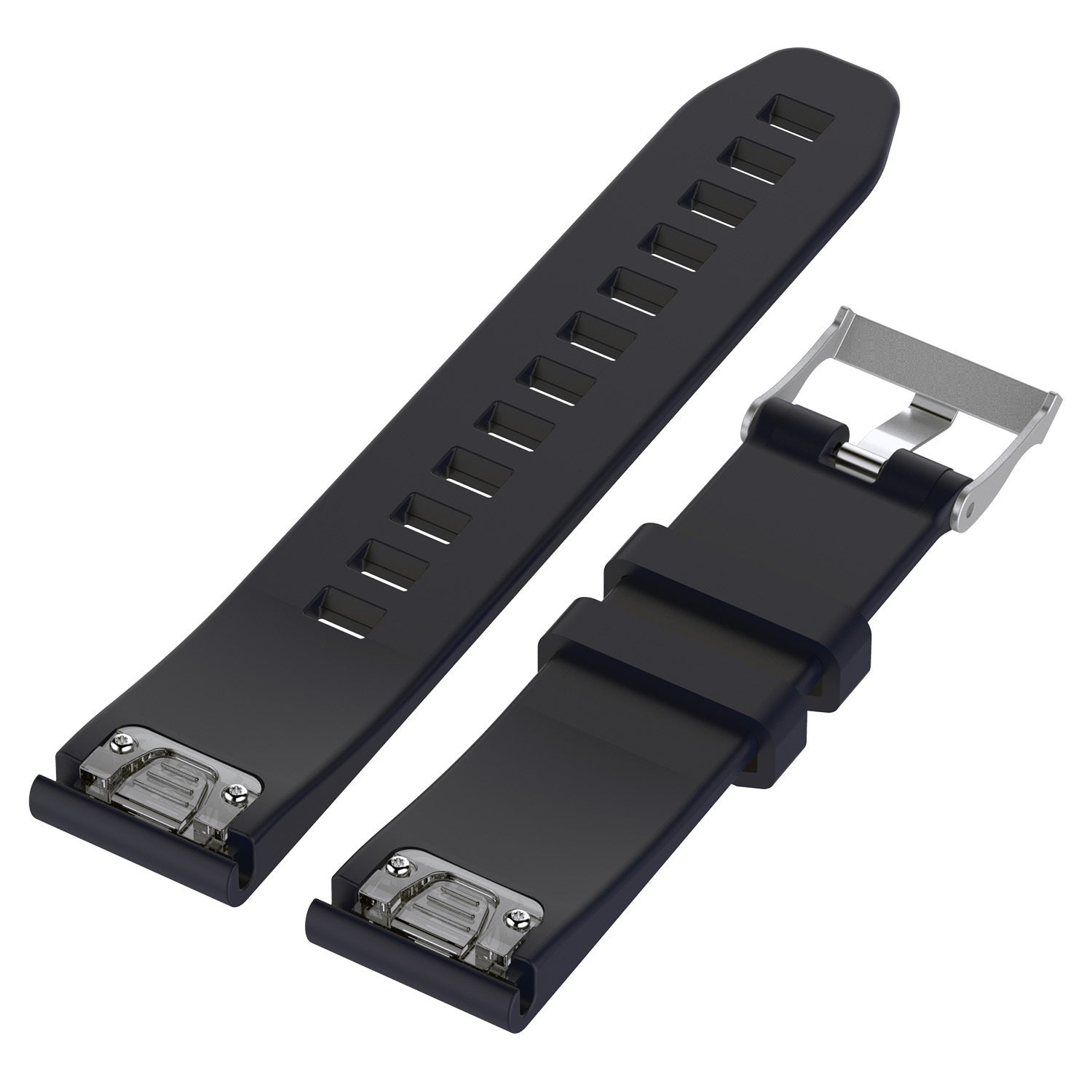 Garmin Approach S70 - 42mm Glossy Silicone Strap (Dark Blue)