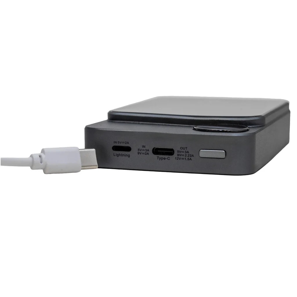 Coverzs 20W MagSafe Solid 5,000 mAh Powerbank (zwart)