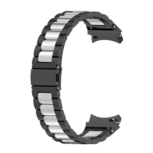 Steel Strap, black/silver, without a watch, 3/4 front view