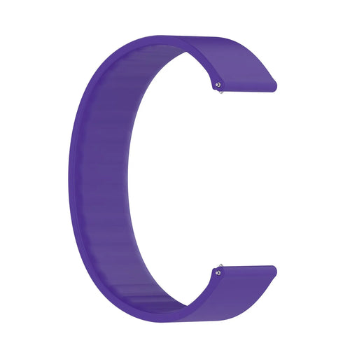 Silicone Elastic Strap, purple, without a watch, 3/4 front view