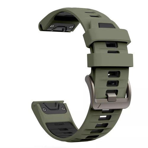 Garmin D2 Charlie Sport Strap with Buckle (Olive Green/Black)