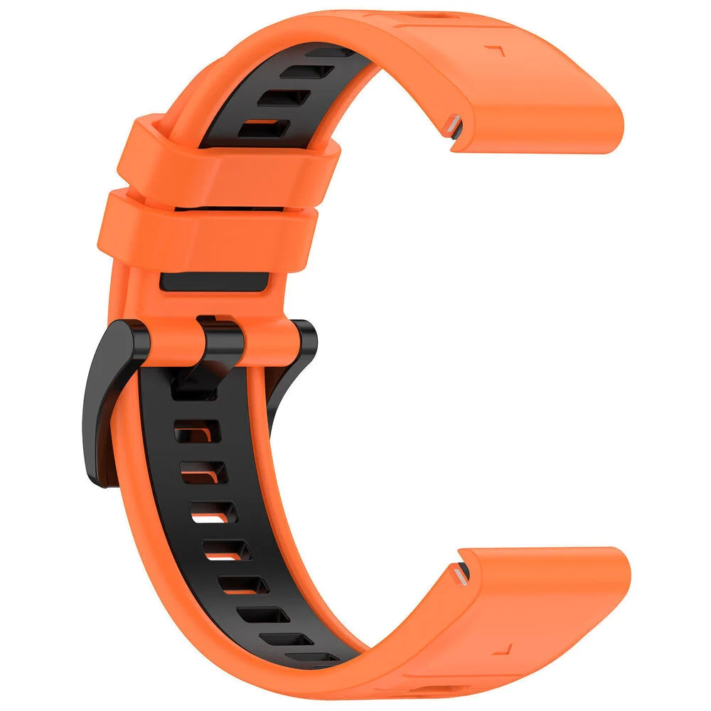 Garmin Fenix 8 Pro - 51mm Sport Strap with Buckle (Orange/Black)