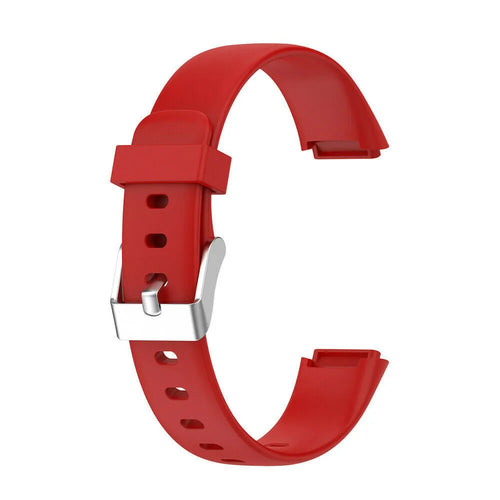 Silicone Strap, red, without a watch, 3/4 front view