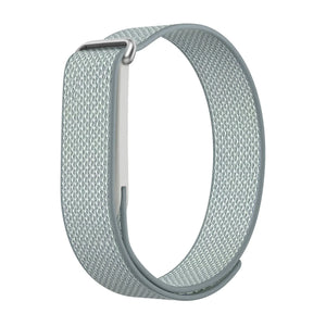 Nylon Strap 'Classic', mist blue, without a watch, 3/4 front view