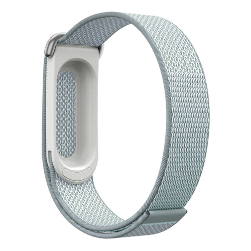 Nylon Strap 'Classic', mist blue, without a watch, 3/4 front view