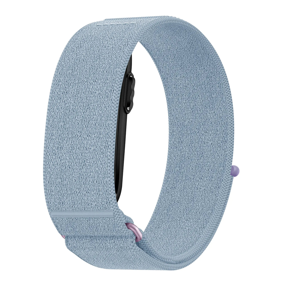 Nylon Strap 'Classic', light blue, without a watch, 3/4 front view