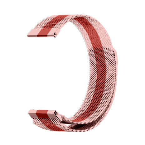 Milanese Strap, red/pink, without a watch, 3/4 front view