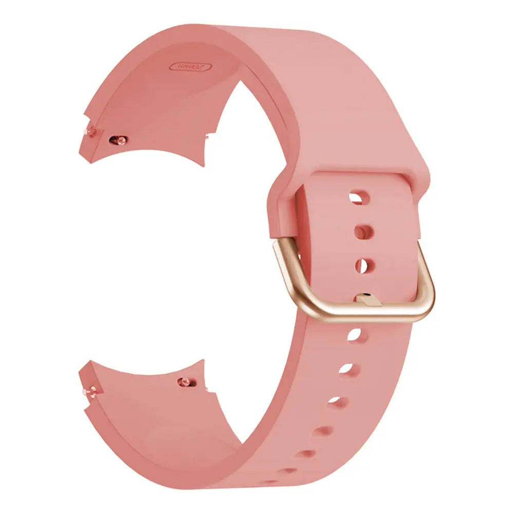 Samsung Galaxy Watch 7 - 40mm Buckled Silicone Strap (Pink)