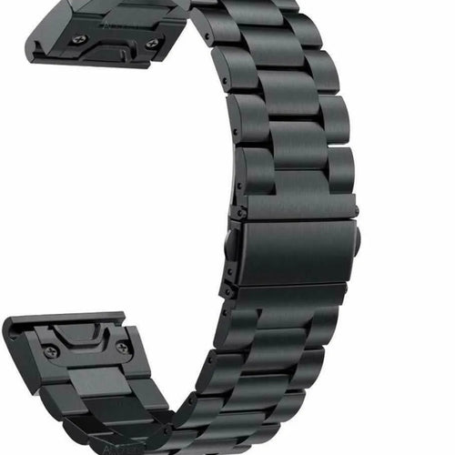 Steel Strap, black, without a watch, 3/4 front view