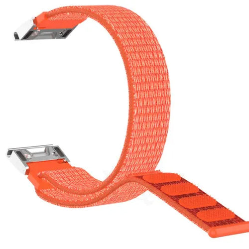 Garmin Forerunner 965 Nylon Strap (Orange)