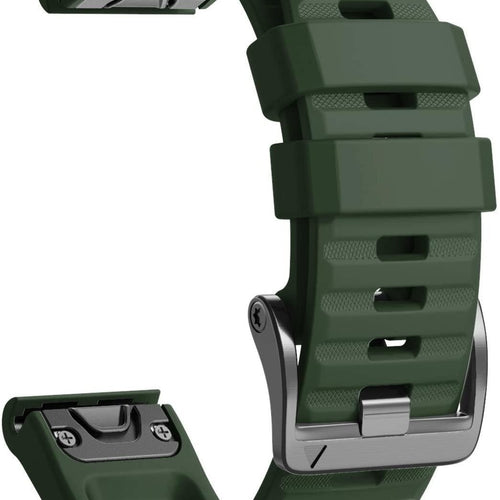 Garmin Tactix 7 Pro Silicone Strap (Dark Green)