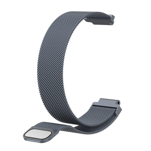 Milanese Strap, space grey, without a watch, 3/4 front view