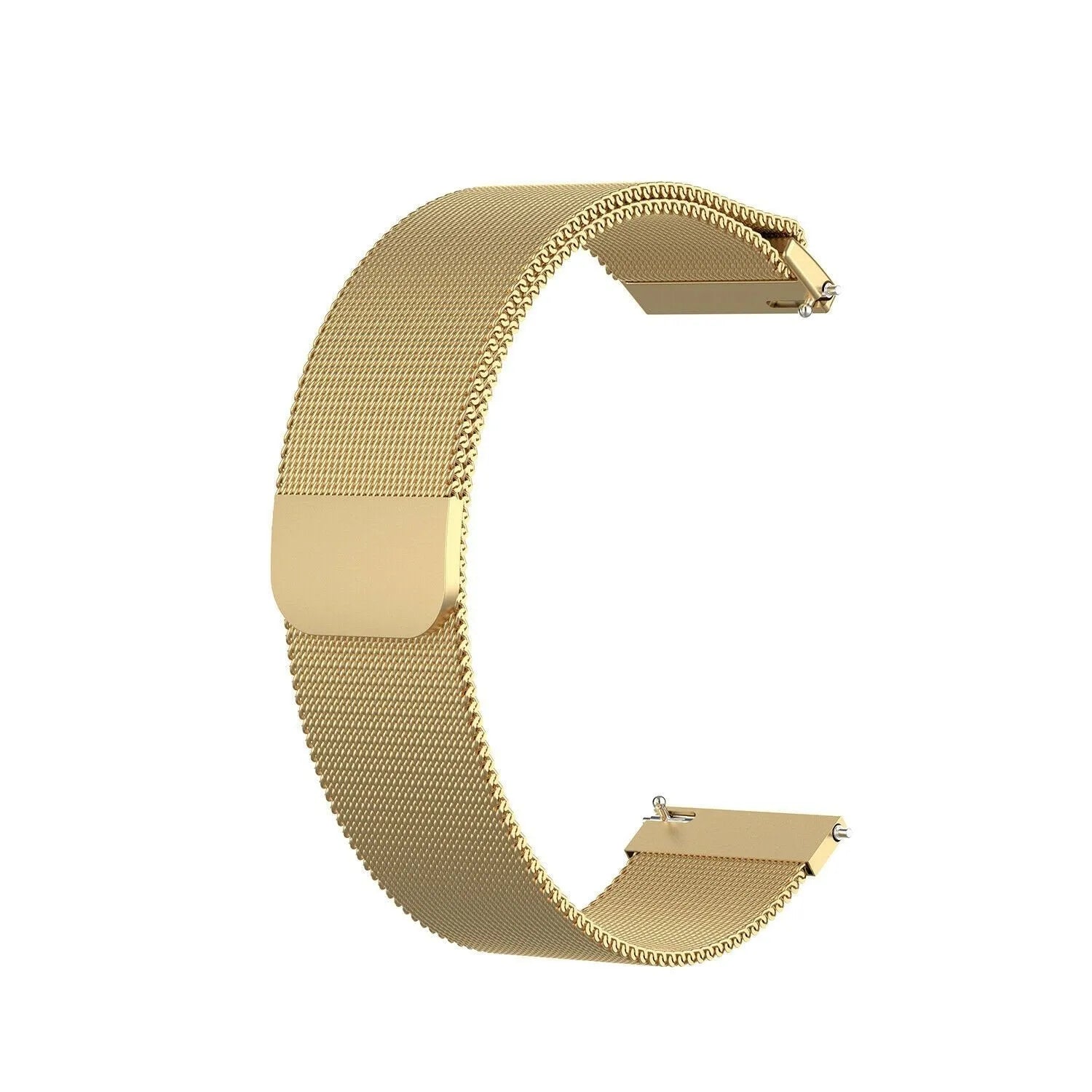 Milanese Strap, gold, without a watch, 3/4 front view