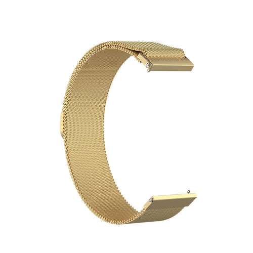 Milanese Strap, gold, without a watch, 3/4 front view