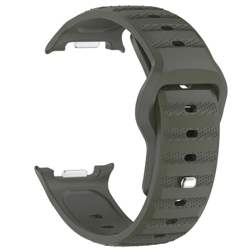 Outdoor Silicone Strap, dark green, without a watch, 3/4 front view