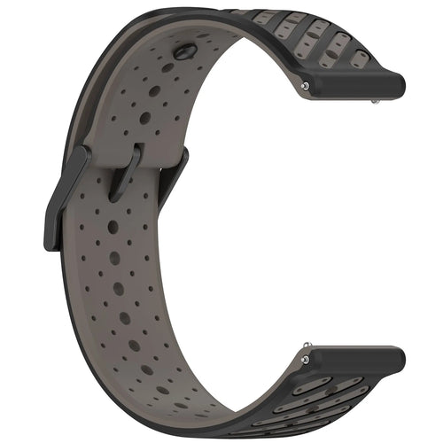 Polar Vantage M Striped Silicone Strap (Grey)