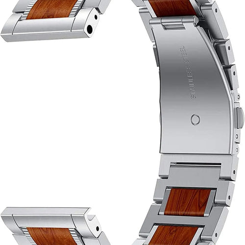 Oppo Watch X Wooden/Steel Strap (Silver)