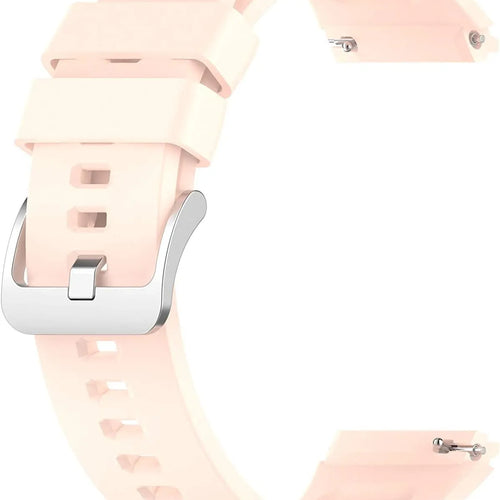 Silicone Strap, light pink, without a watch, 3/4 front view