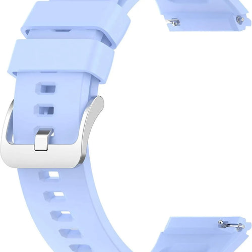 Silicone Strap, without a watch, 3/4 front view