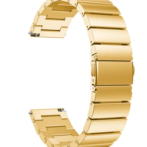 Premium Metal Strap, gold, without a watch, 3/4 front view