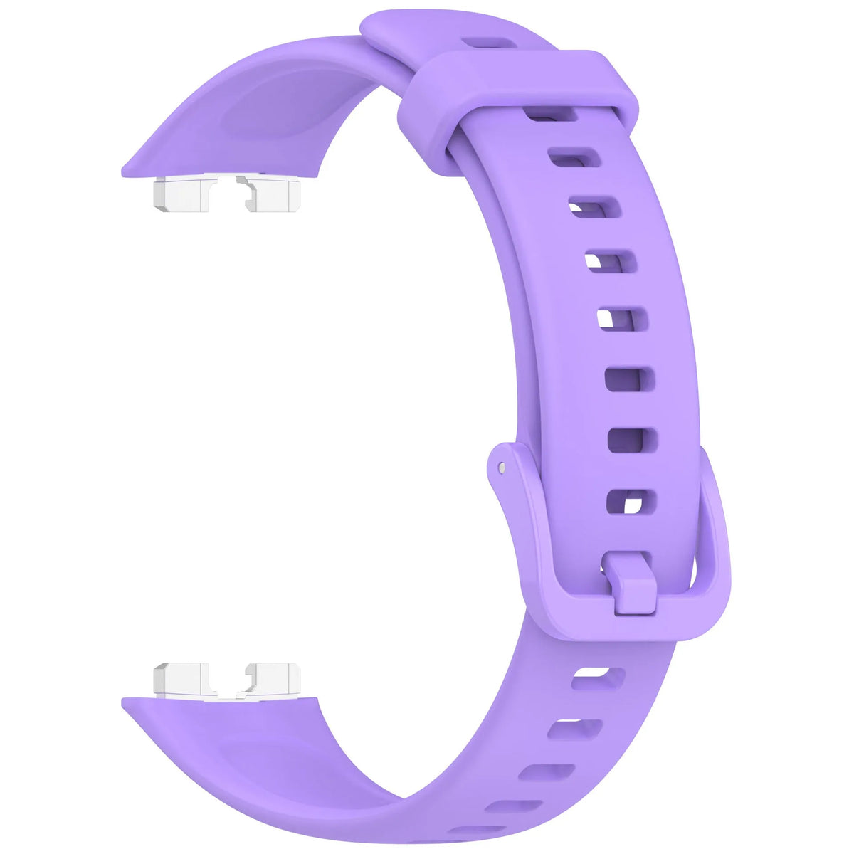 Silicone Strap, lilac, without a watch, 3/4 front view