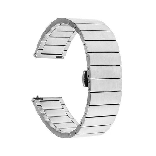 Metal Strap, silver, without a watch, 3/4 front view