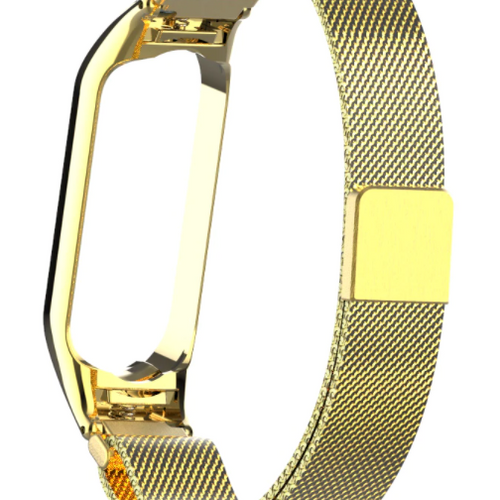 Milanese Strap, gold, without a watch, 3/4 front view
