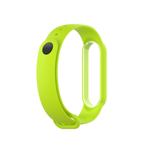 Silicone Strap, lime, without a watch, 3/4 front view