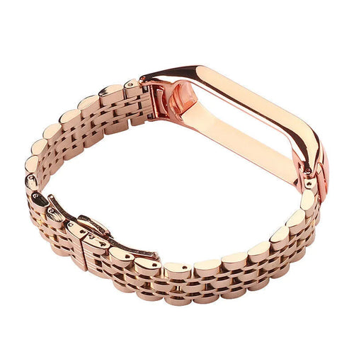 Metal Strap, rose gold, without a watch, 3/4 front view